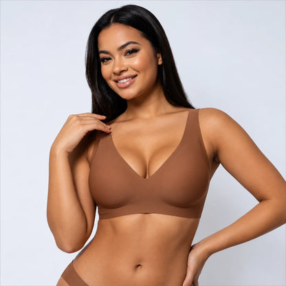Alma Hamac 360™ marron, soutien-gorge sans armatures porté