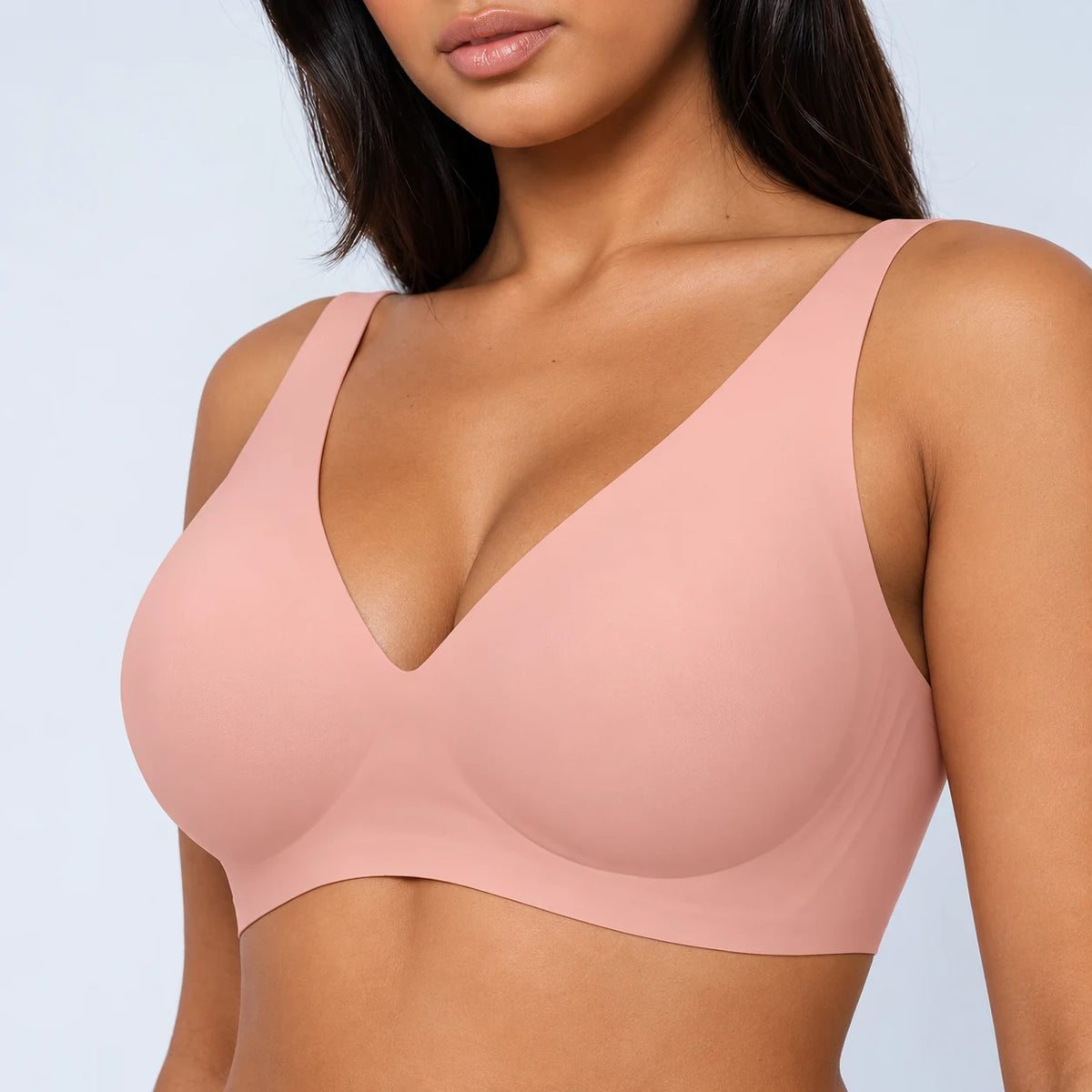 Alma Hamac 360™ rose, soutien-gorge sans armatures porté