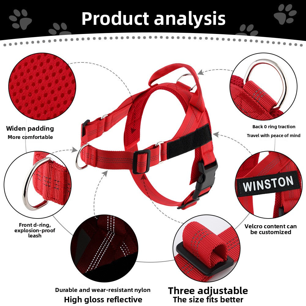 Harnais anti-traction pour chien